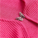 Women Butterfly-Detail Long-Sleeved Top