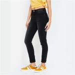 "Skinny Fit Dark Washed High-Rise Jeans "