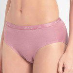 Women Pack Of 3 Assorted Pure Super Combed Anti-Microbial Cotton Hipster Briefs