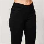 Women Solid Skinny Fit Jeans Black