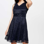 "Women Textured Empire Dress "