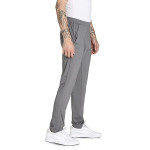 SAAVA Men's Knitted Poly Cotton Grey Milange & Blue Terry Tracksuit