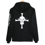 ComicSense.xyz Unisex Adult Polycotton One Piece Anime Ace Hooded Neck Hoodie