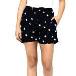My Swag Women's Floral Print Daily Use Casual Outdoor Shorts with 2 Pockets