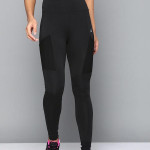 HRX Active by Hrithik Roshan Women Black Slim Rapid Dry Tights