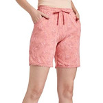 Jockey Womens 2 Pocket Floral Printed Shorts
