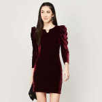 "Women Textured Bodycon Dress "