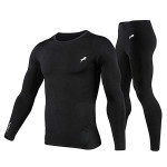 Just rider Men's Sports Running Set Compression Shirt + Pants Skin-Tight Long Sleeves Quick Dry Fitness Tracksuit Gym Yoga Suits