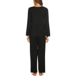 Ekouaer Women's Pajama Set Long Sleeve Sleepwear Soft Loungewear Sets Pajamas Top and Pants Pjs