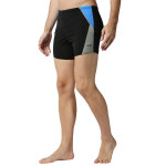Black Color-Blocked Jammers Bottomwear
