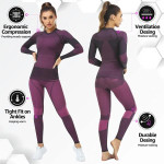 UNIQUEBELLA Womens Thermal Underwear, Thermal Base Layers Women