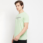 Green Chest-Printed Topwear