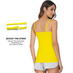 Vislivin Women's Basic Solid Camisole Adjustable Spaghetti Strap Tank Top