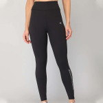 Women Black & Blue Solid High Waist Gym Tights Pack Of 2