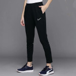 Men Black Solid Mid Rise Casual Track Pants
