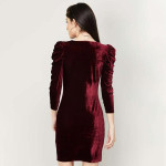 "Women Textured Bodycon Dress "