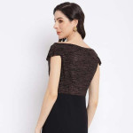 "Women Textured Bodycon Dress "