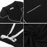 Joyaria Womens Soft Bamboo Pajama Sets Button Down Long Sleeve Pj Pants Set Sleepwear