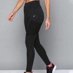 HRX Active by Hrithik Roshan Women Black Slim Rapid Dry Tights