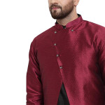 "Plain White Cotton Vesti, Size: Free Size "