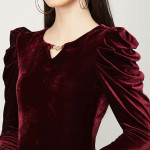 "Women Textured Bodycon Dress "