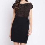 "Women Textured Bodycon Dress "