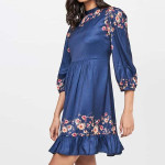 "Women Floral A-line Dress "