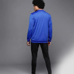 Men Blue & Black Solid Sustainable Track Suit